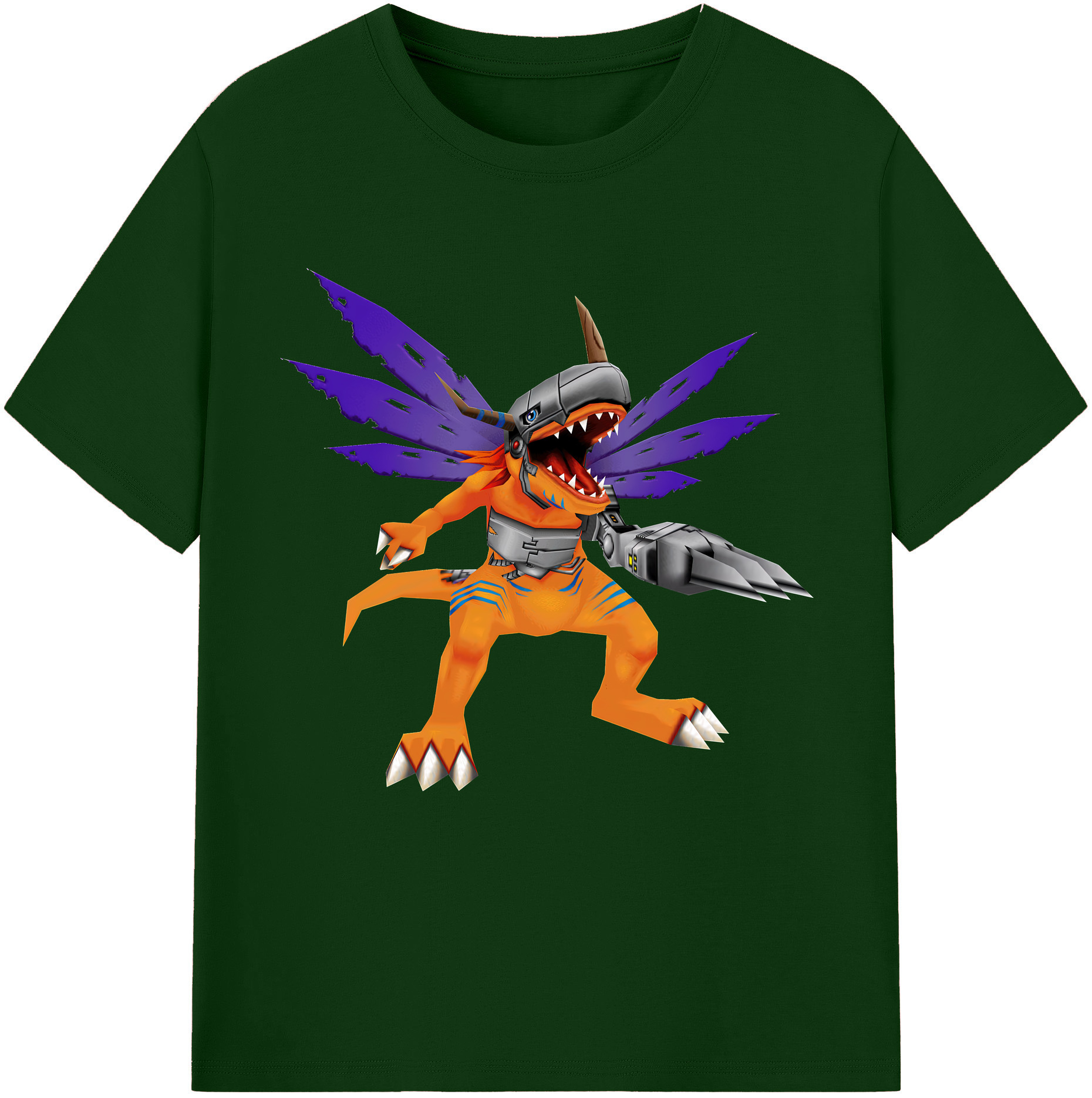 （画像用） Digimon デジタルモンスター/デジモン 綿100％半袖Tシャツ（フロントプリント）